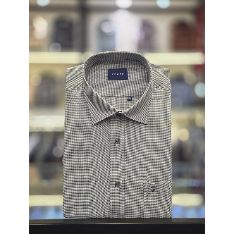 [] モーダル混紡リンクルフリー一般フィットシャツ YJFSBR109GY [P003740458]