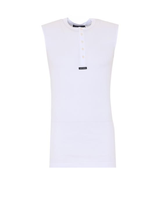 DOLCE & GABBANA Men Tops G8TO9T FU7AVW0800 White