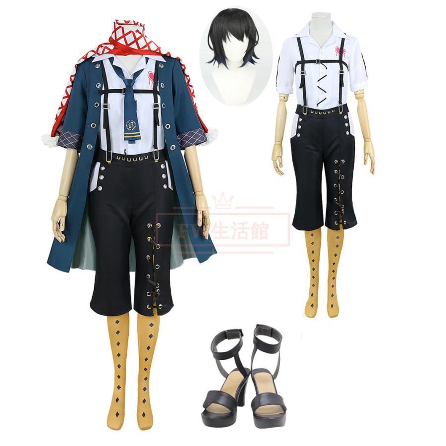 工場直販バーチャルYouTuber Vtuber にじさんじ ましろ 真白 コスプレ衣装ウィッグ靴 cosplay演出服 コスチューム イベント アニメ ハロウィン仮装 変装