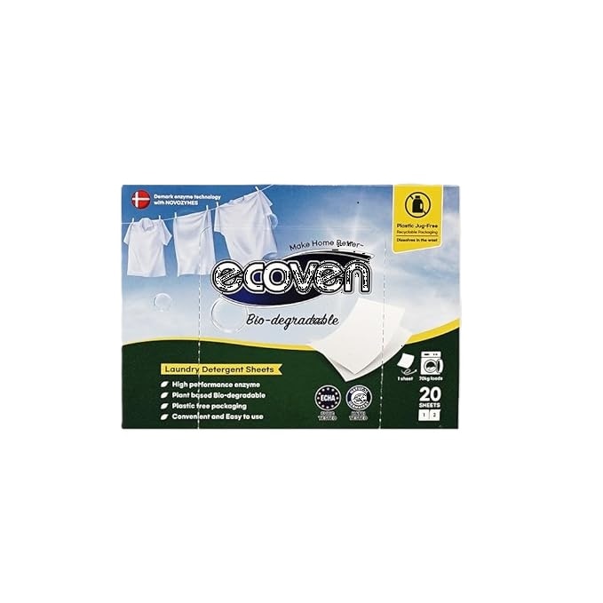 99% 臭い除去, コンパクトティッシュ 薄紙 型洗濯洗剤 1パック20枚入り, 高い洗浄力, プラスチックフリー, 敏感肌向け低刺激, 長持ちする香り, キナーゼ酵素配合 7,894円