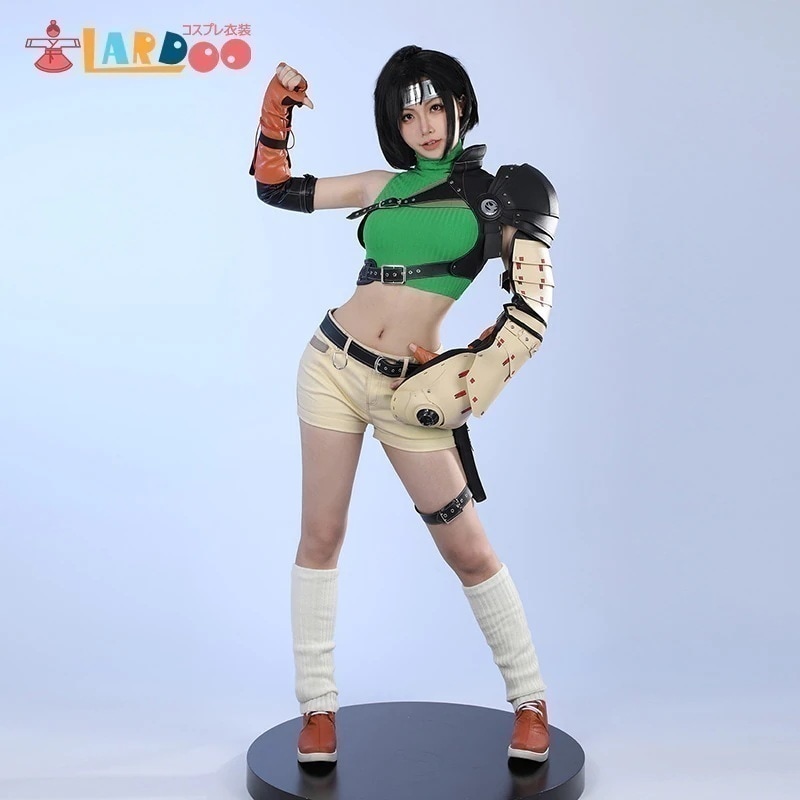 ファイナルファンタジーVII リバース FF7 Final Fanta VII ユフィ キサラギYuffie Kisaragi コスチューム コスプレ衣装靴579
