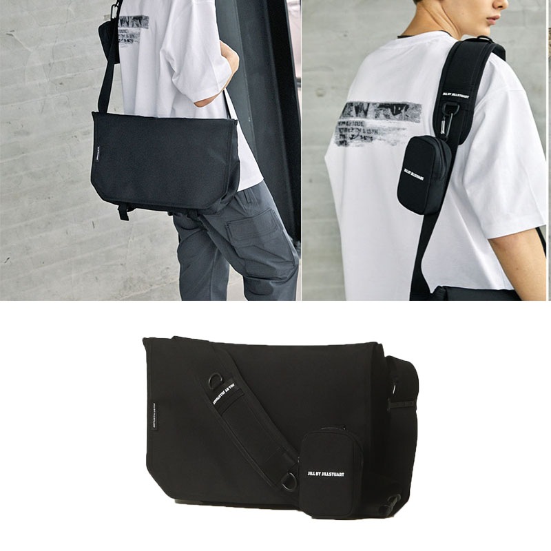 YOUTH LOGO CORDURA NYLON MESSENGER BAG JLBA3E725BK JILL BY JILLSTUART ジルバイジルスチュアート ジルスチュアート ニューヨーク クショルダーバッグ