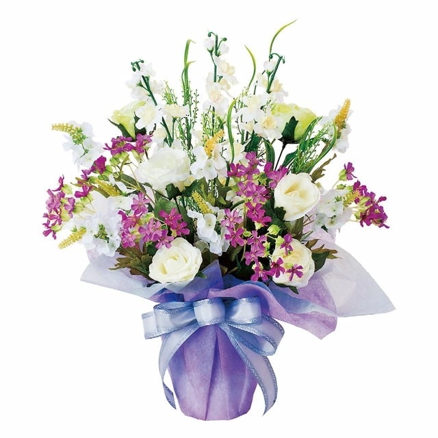 光触媒 V-CAT 仏花 アートフラワー 「清流」 仏前用造花 仏壇 仏間 人工 花 造花 フェイクフラワー アレンジメント 日本製 花 仏間 法事 お彼岸 お盆