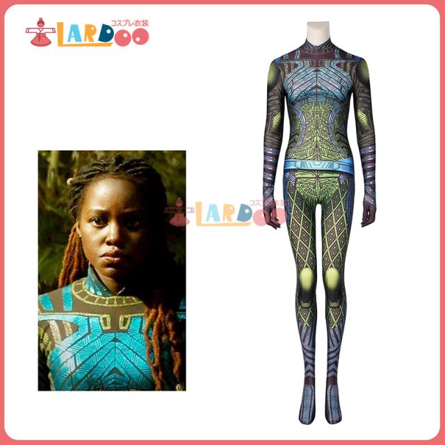 新タイプ追加 激安販売 ブラックパンサー：ワカンダ・フォーエバー Black Panther：Wakanda Forever ナキア-Nakia ボディ コスチューム コスプレ[J21072FA]