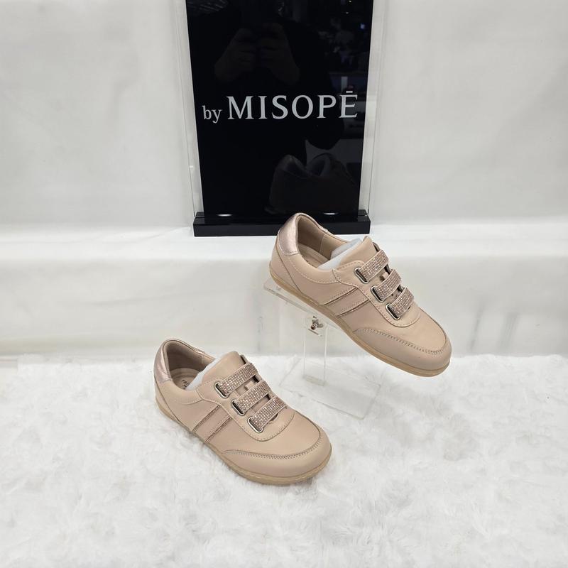 By 女性ホットフィックス ストラップ スニーカー 112HT410FD005 SKINPINK 3 JJ