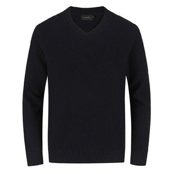 2カラーモヘア混紡Vネックセーター_AAE4ER1107_2COR_DG