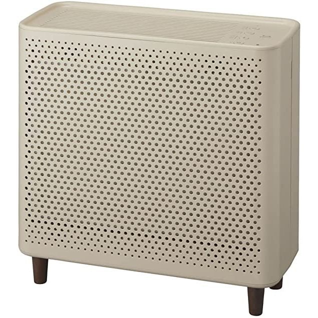 コンパクトフロア空気清浄機 グレージュ 空気清浄機 コンパクト 脱臭 除菌 集塵 デザイン家電 おしゃれ ハウスダスト ハウスダスト対策 アレルギー 静音 赤ちゃん15畳 出産祝