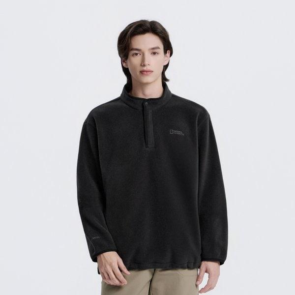 N254USW220 [ポーラテック] ナオス ハーフジップ スウェットシャツ BLACK