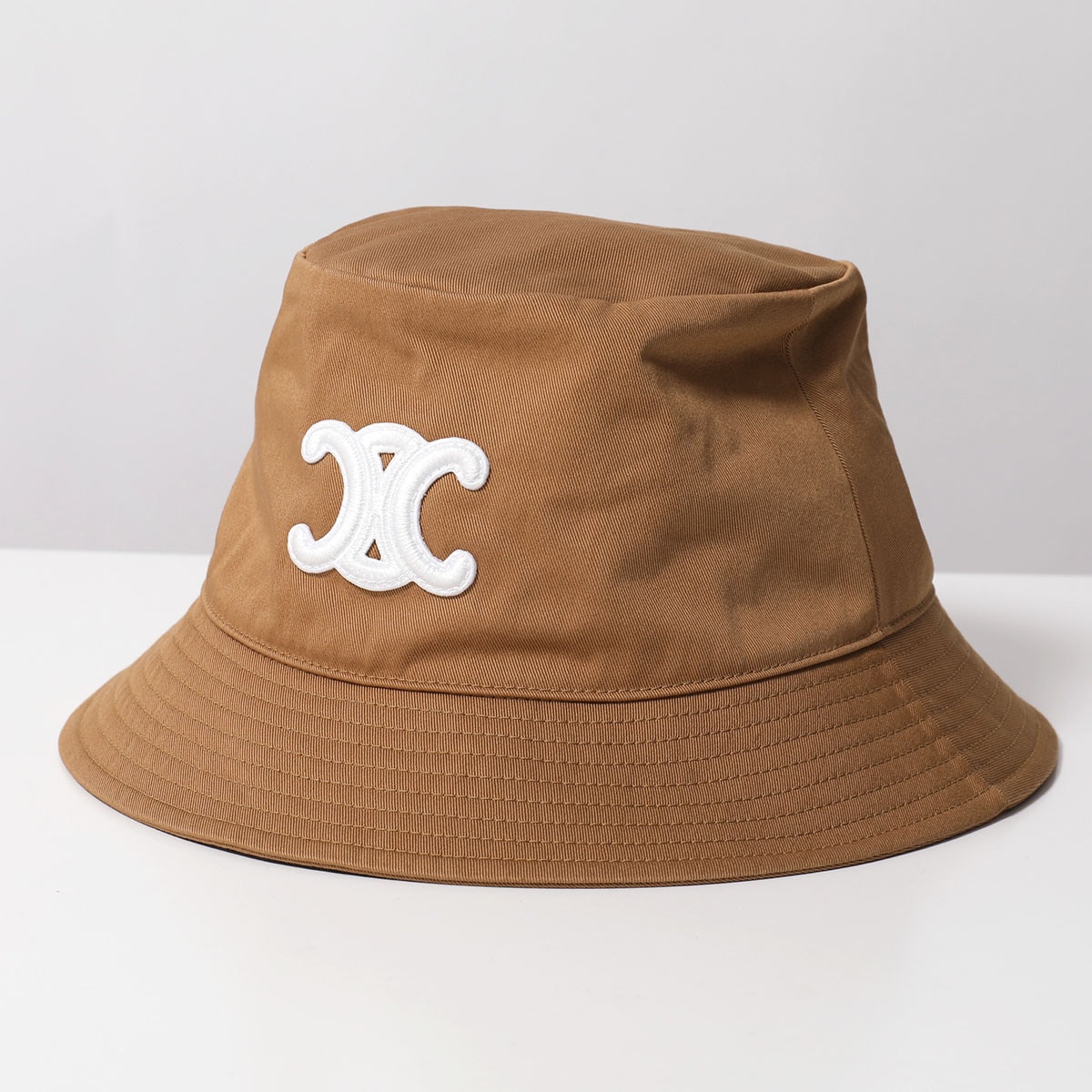 CELINE セリーヌ バケットハット 2AUE5968P.38NO 2AUE5968P.18TO レディース トリオンフ刺繍パッチ コットン 帽子 カラー2色