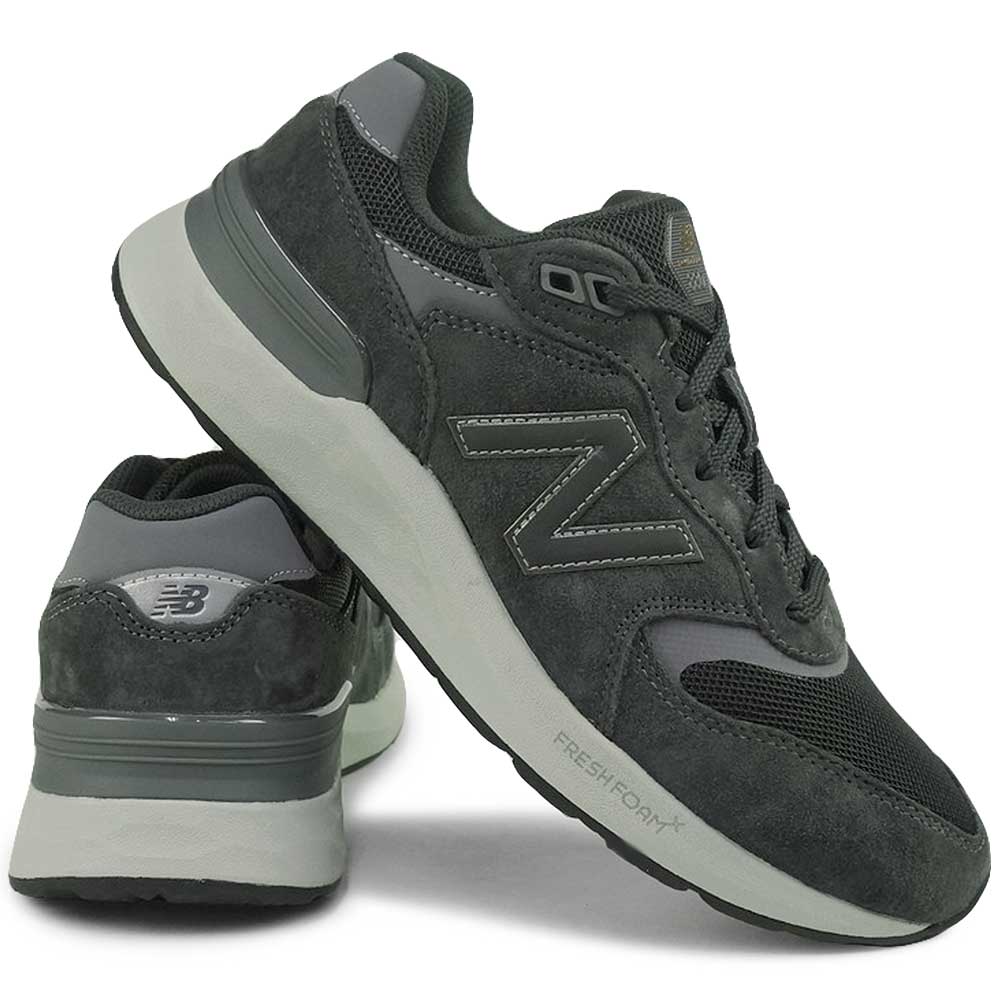 MW880 BA7 ブラックセメント ウォーキング 幅広 4E メンズ スニーカー