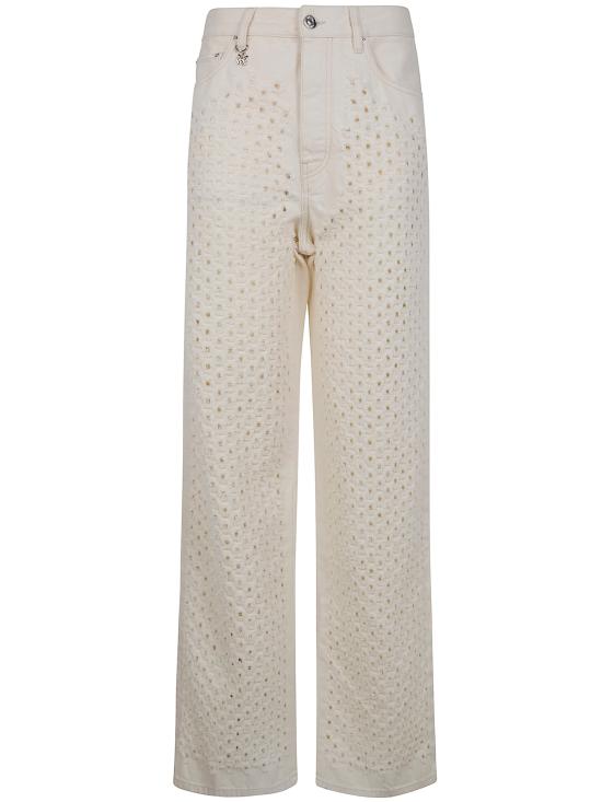 AMIRI Women Denim Pants AWBMJE1001 285 ECRU