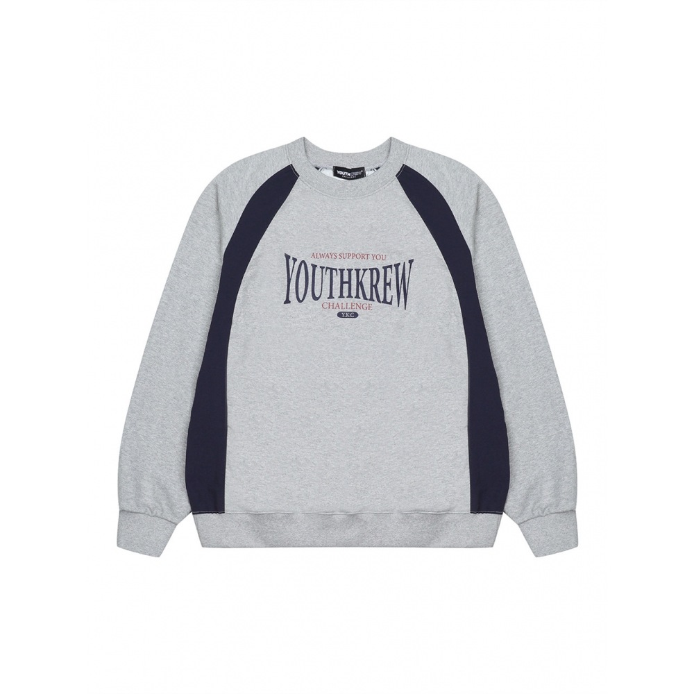 ユースクルー YK サイドクルーネックメランジ 7,898円