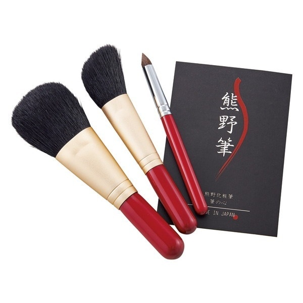 熊野化粧筆セット 筆の心 KFi-R80FHE