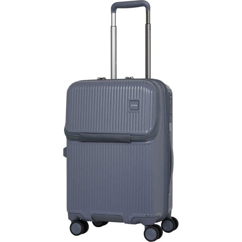 スーツケース パカッとオープンキャリー ファスナータイプ 旅行日数目安：2～3泊 約37L TSAロック搭載 oltimo ［TSAロック搭載］ シャドーネイビー　OT-0887-48-SNV