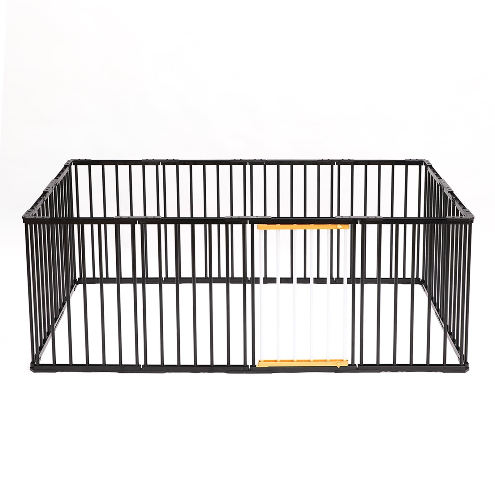 PETTOM ペットサークル 犬 サークルケージ 犬ゲージ 犬ケージ DIY 12枚 16枚 接続式 簡単組み立て 工具不要 折りたたみ 犬用 多頭 広げる レイアウト自由 173×86×70cm(高