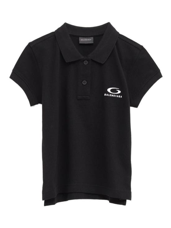 BALENCIAGA Women Polo Shirts 858098 TTVT81070 Black
