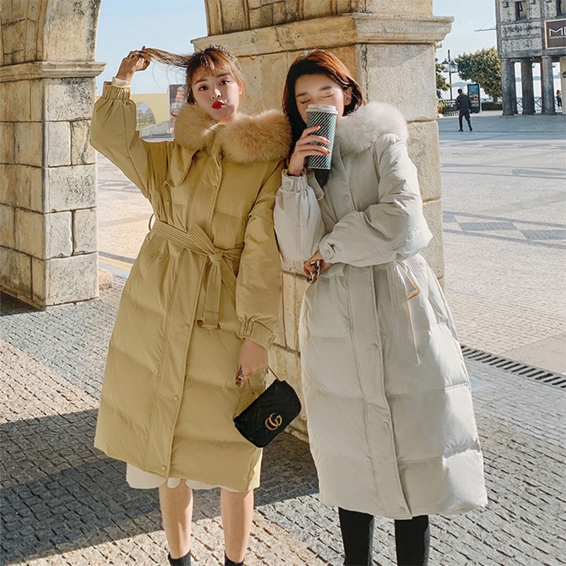 韓国ファッション 中綿コート ロングコート レディース 中綿ジャケット / A182