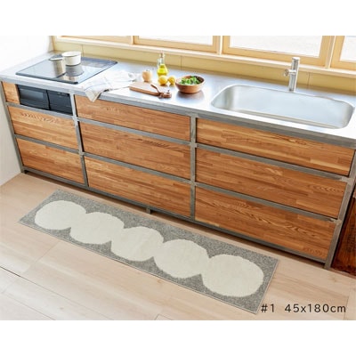 日本製 スミノエ キッチンマット オダンゴマット ODANGOMAT 防ダニ 45×180cm