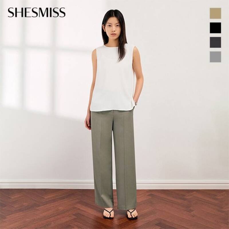 クラシックセミワイドパンツ_SWWSLQ21090