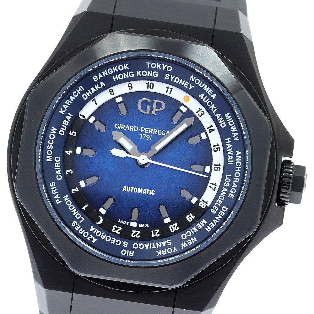 ジラール・ペルゴ GIRARD PERREGAUX 81065-21-491-FH6A ロレアート アブソルート デイト 自動巻き メンズ 良品 _835576【中古】