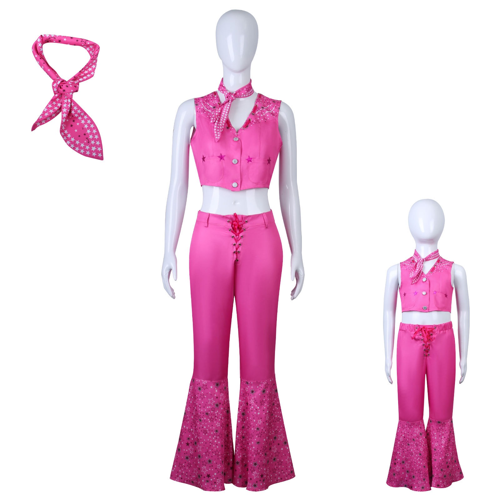 コスプレ 仮装実写映画cos服ピンク五芒星セットコスプレ衣装 イベント用品