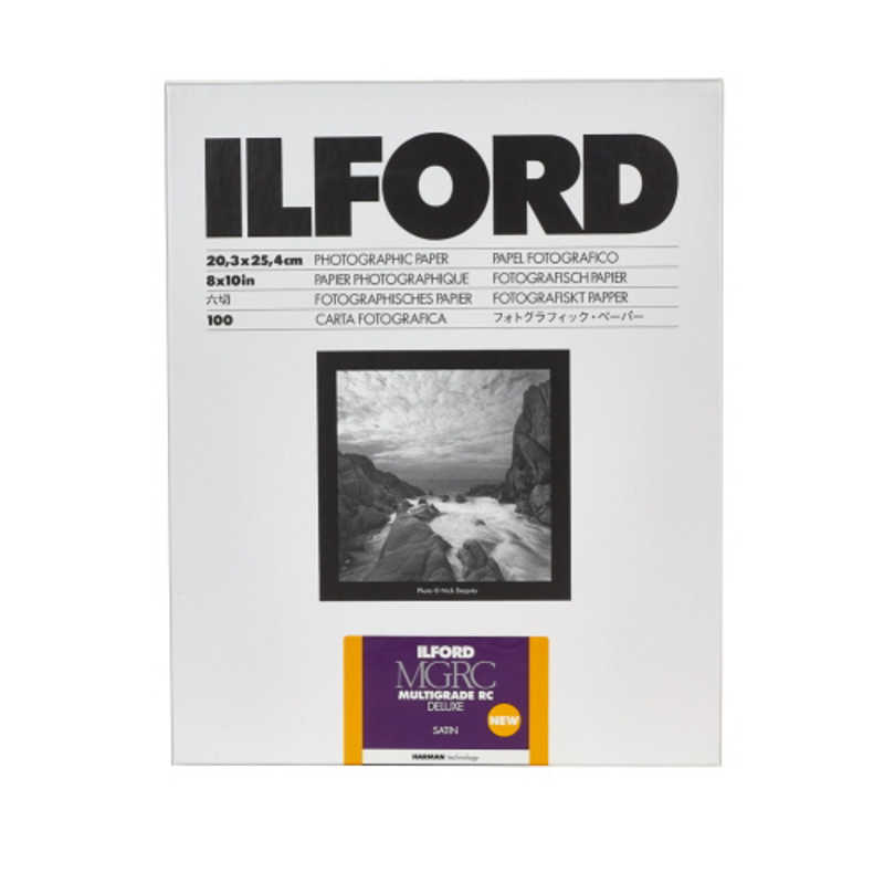 イルフォード　MULTIGRADE RC DELUXE SATIN(半光沢) 8x10インチ 100枚入　MGRCDL25MS8X10100