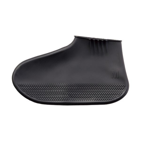 （まとめ）モリト スニーカーレインカバー 黒 L C150-1643 1足 (×5セット)