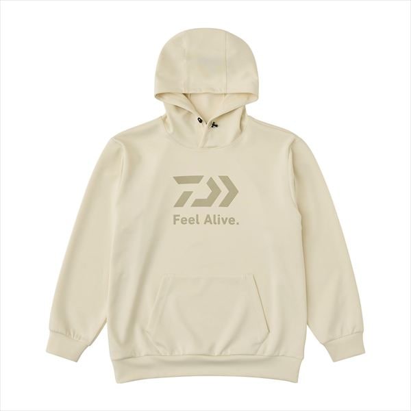 ダイワ ウェア DE-8925 DANROTECHスウェットフーディー ライトベージュ WL