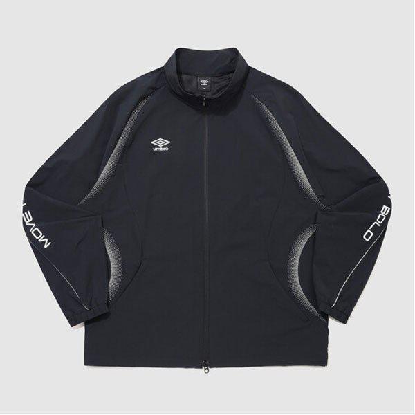 スローキック冷感スタンドネックウインドブレーカージャケットUR221SJK51 BLACK