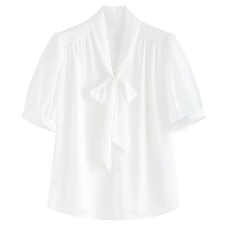 トップス シャツ ブラウス カットソー 袖あり 半袖 シフォン リボン かわいい 大人可愛い きれいめ シンプル カジュアル 大人 上品 おしゃれ お洒落 かっこいい 大人女子 こなれ感 個性的 主役 5,076円