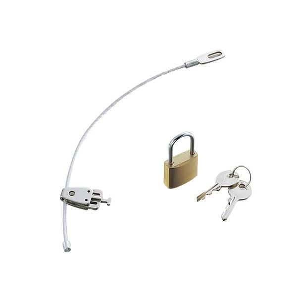 (まとめ) エレコム ESL-3用サブワイヤーロックESL-3W 1パック (×10セット)