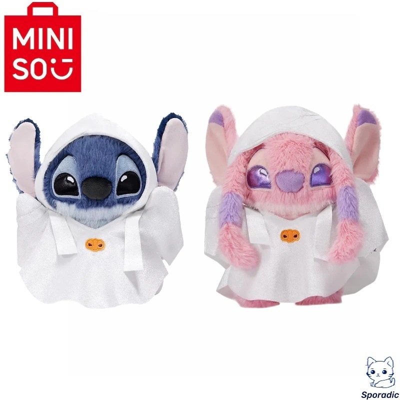 2025年新作 m i n i s o名創優品 正規品保証 ディズニー スティッチ ハロウィン ぬいぐるみ スティッチ人形 おもちゃ