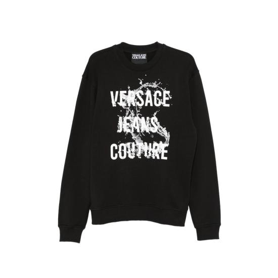 VERSACE Men Sweatshirts 80GAIC01 CF00C 899 BLACK