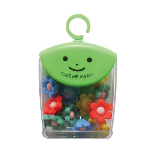 （まとめ）ミツヤ ツレテッテ フラワーピンTM-10 1セット（60本：12本x5ケース）[x5]