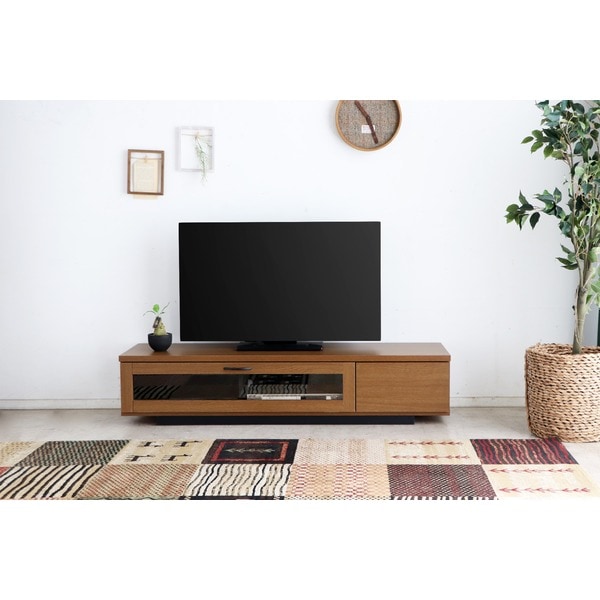 FZ コルム 140cm TV ローボード BR ブラウン