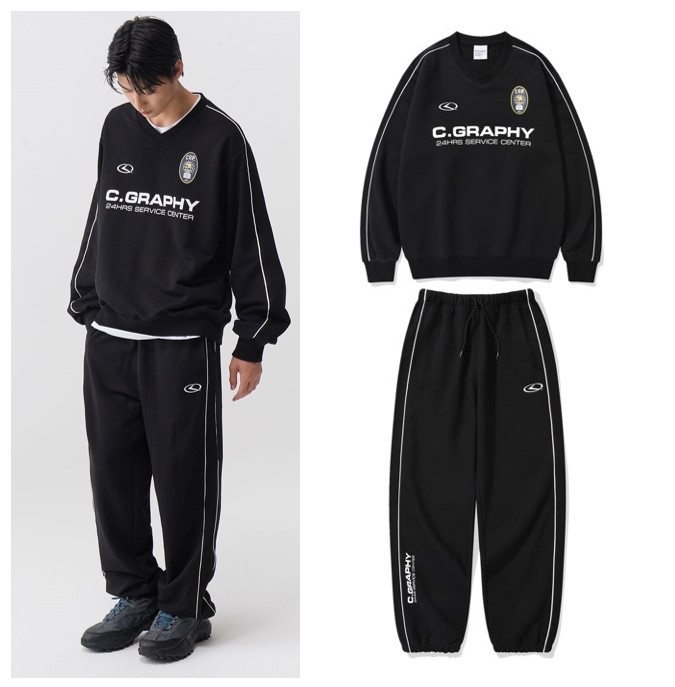 Qoo10 CODE GRAPHY 24H TRACK V-NECK プリン