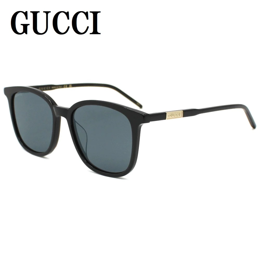 国内正規品 SUNGLASSES GG1158SK 001 サングラス アジアンフィット アイウェア メガネ 眼鏡 UVカット 紫外線カット メンズ レディース グレー ブラック