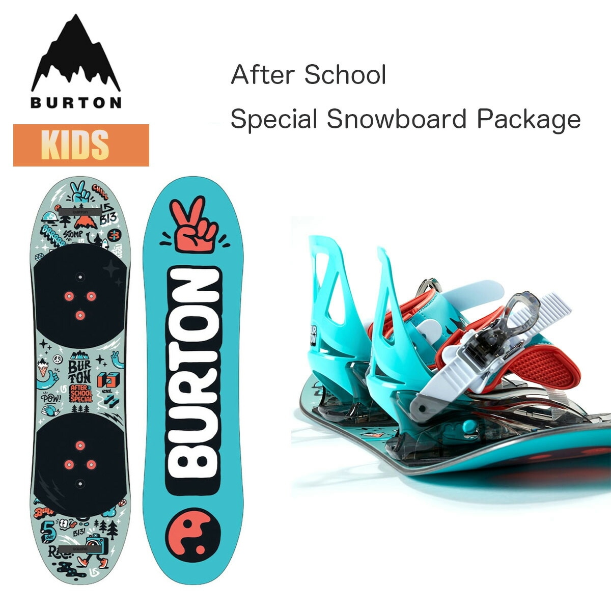スノーボードセット キッズ 24-25 アフタースクール スペシャル スノーボード パッケージ W25JP-107311 Kids After School Special