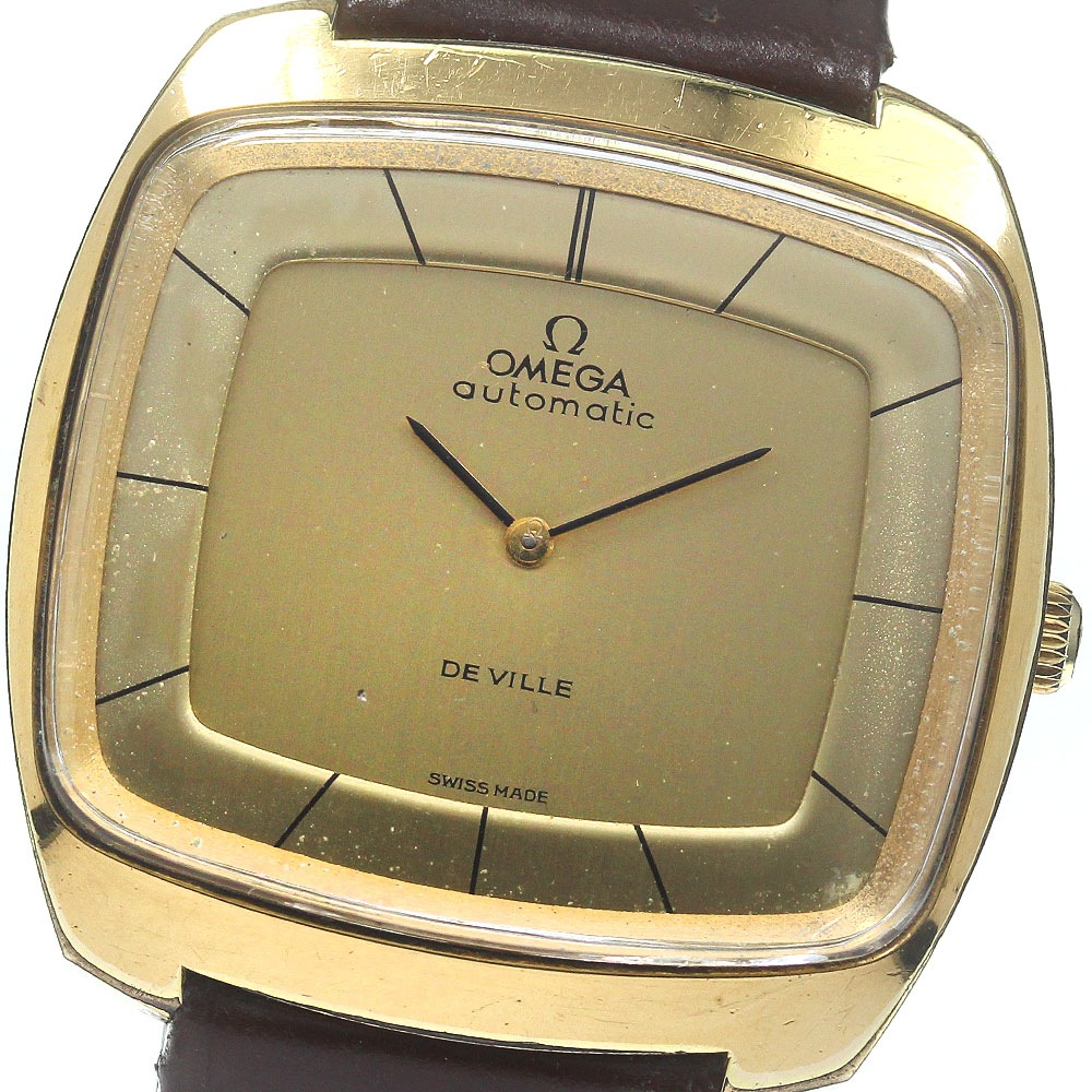 オメガ OMEGA 155.003 デビル スクエア デイト cal.711 自動巻き メンズ _829804【中古】