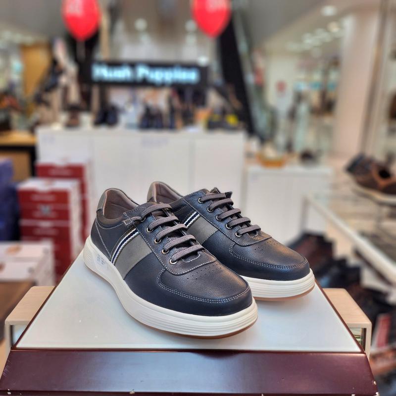 男性用 履きやすい軽量コンフォートカジュアルバンドストラップスニーカー 3mr563-D