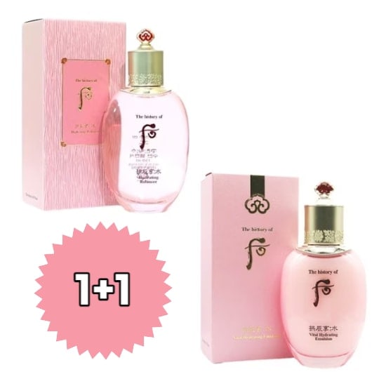 [1+1]拱辰享(ゴンジンヒャン):水 スヨンバランサー 150mL/ローション 110mL 韓方スキンケア 高保湿＆ツヤ 透明感アップ