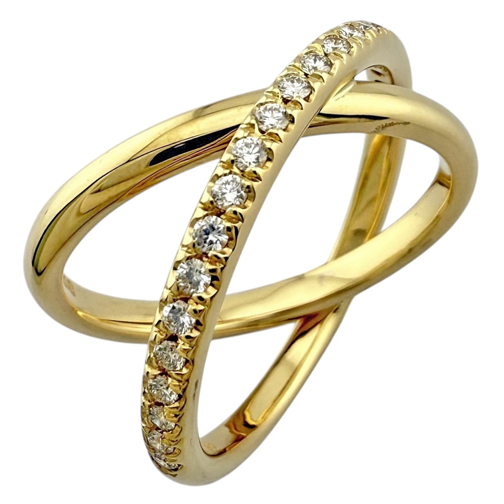 ミキモト リング 指輪 11.5号 18金 K18イエローゴールド MIKIMOTO 中古 美品