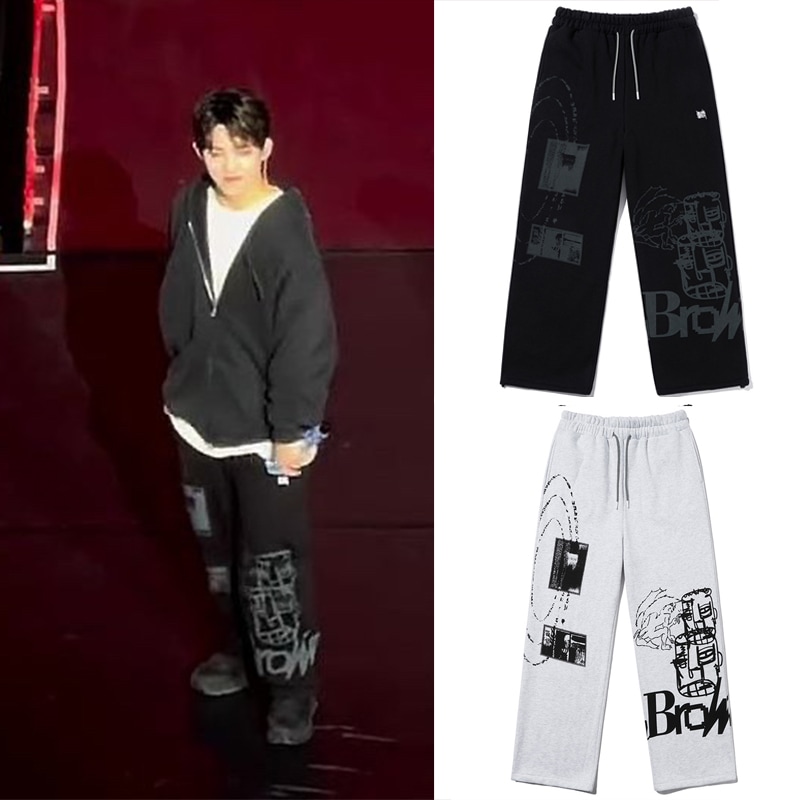 SEVENTEEN S.COUPS 着用 PATCH GRAPHICS SWEAT PANTS