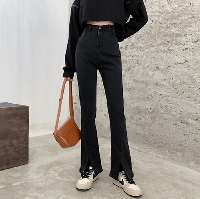 ボトムス デニムパンツ ロング丈 9分丈 レギュラー丈 ストレート 裾フレア デニム ブルーデニム かわいい 大人可愛い きれいめ シンプル カジュアル 大人 おしゃれ かっこいい 大人女子 こなれ感