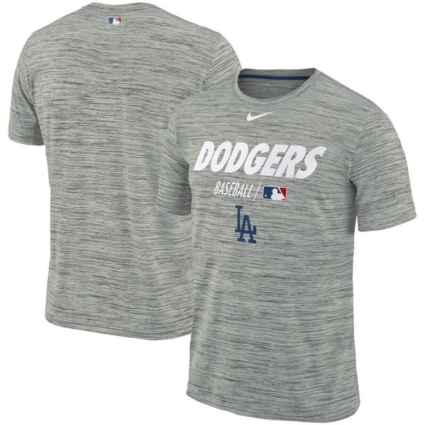 高い品質 ナイキ メンズ T-Sh Performance Issue Team Velocity Collection Authentic Nike Dodgers Angeles Los トップス Tシャツ Tシャツ