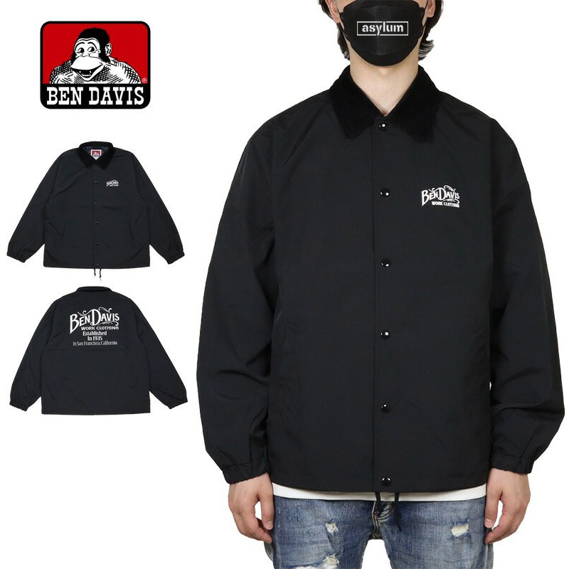 ベンデイビス ジャケット BEN DAVIS アウター メンズ レディース ブランド 大きいサイズ おすすめ 人気 黒