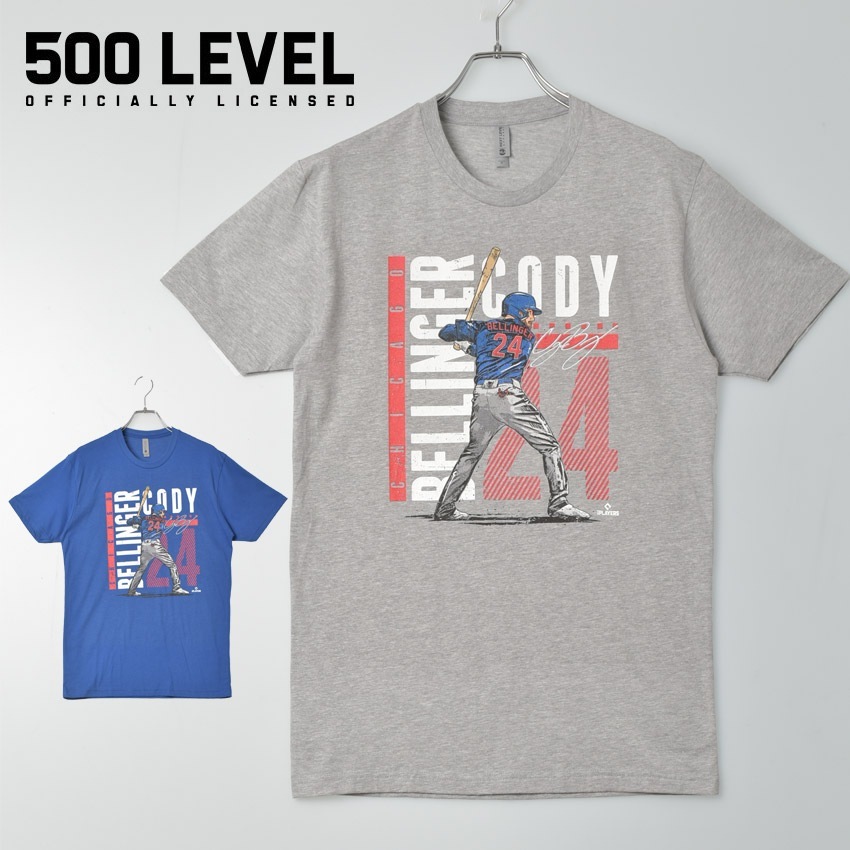 コディベリンジャー 野球 選手 プリント MLB メジャーリーグ メジャー 半袖Tシャツ メンズ RY BNLCROY-XX-0001-086-05 ウエア トップス カットソー シカゴカブス