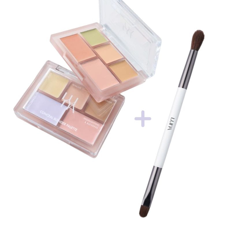 コンシールブレンダーパレット, 6g + コンシールブレンディングデュアルブラシ