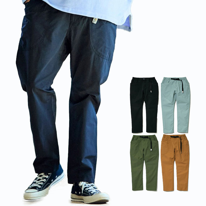 【2024春夏新作】 ゴースローキャラバン ボトムス ロングパンツ N/C脇ポケイージーパンツ メンズ レディース ユニセックス 綿 ナイロン 春 夏 秋 全4色 M-XL 320243