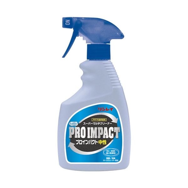 （まとめ）リンレイ NEW プロインパクト中性スプレー 本体 400ml 1本[x10セット]